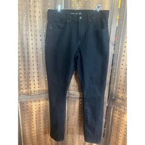Old Navy Basic Slim Black Jeans Men's 33x32 Black Rinse Built In Flex